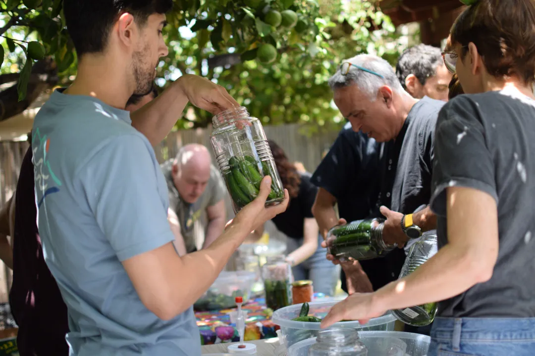 אומנות ההתססה: סדנת התססה מעמיקה להכנת חמוצים פרוביוטים