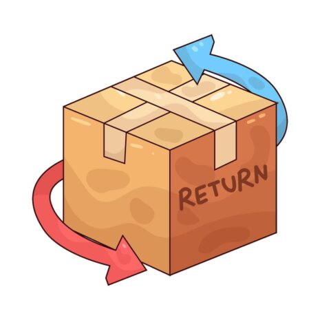 return-package-illustrations-vector